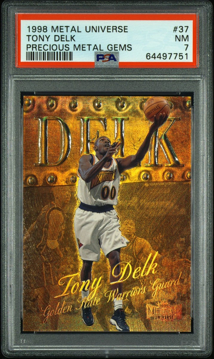 1998 METAL UNIVERSE PRECIOUS METAL GEMS #37 TONY DELK 41/50 1998 METAL UNIVERSE PRECIOUS METAL GEMS #37 TONY DELK 41/50