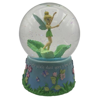 Disney Snow Globe Tinkerbell Fur Elise Music A little pixie dust goes a long way