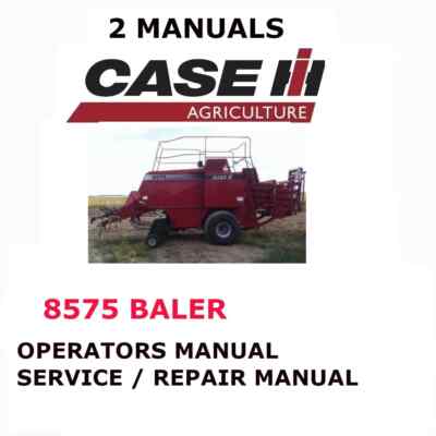 CASE IH 8575 BALER SERVICE REPAIR SHOP OPERATORS MANUAL  PDF