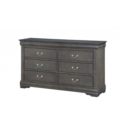 15 Gray Solid Wood Double Dresser | eBay
