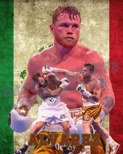  Lithograph print of Canelo Alvarez 2022