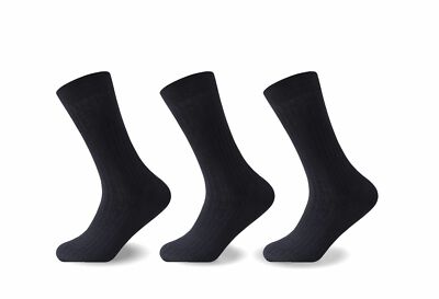 Mr. Gadget's Solutions® 3 Pairs Mens Non Elastic 100% Pure Cotton Socks Mr. Gadget's Solutions® 3 Pairs Mens Non Elastic 100% Pure Cotton Socks