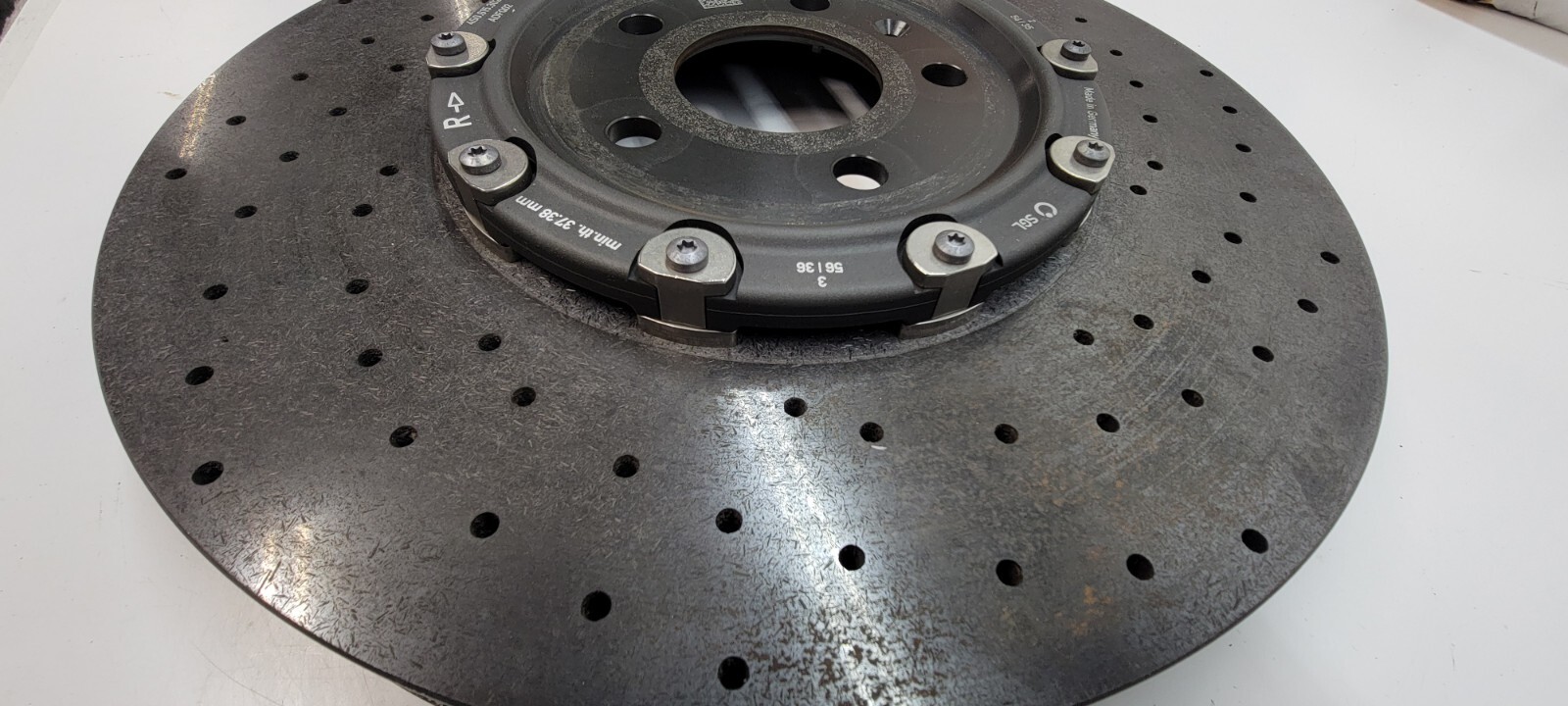 LAMBORGHINI HURACAN LP610 EVO CERAMIC FRONT RIGHT BRAKE DISC OEM 4S0615302A