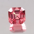 AAA Natural Flawless Ceylon Padparadscha Sapphire Asscher Cut Loose Gemstone 9MM