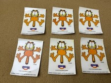 Vintage Garfield 1999 Break Cake Promotional Stickers  Lot Of 6