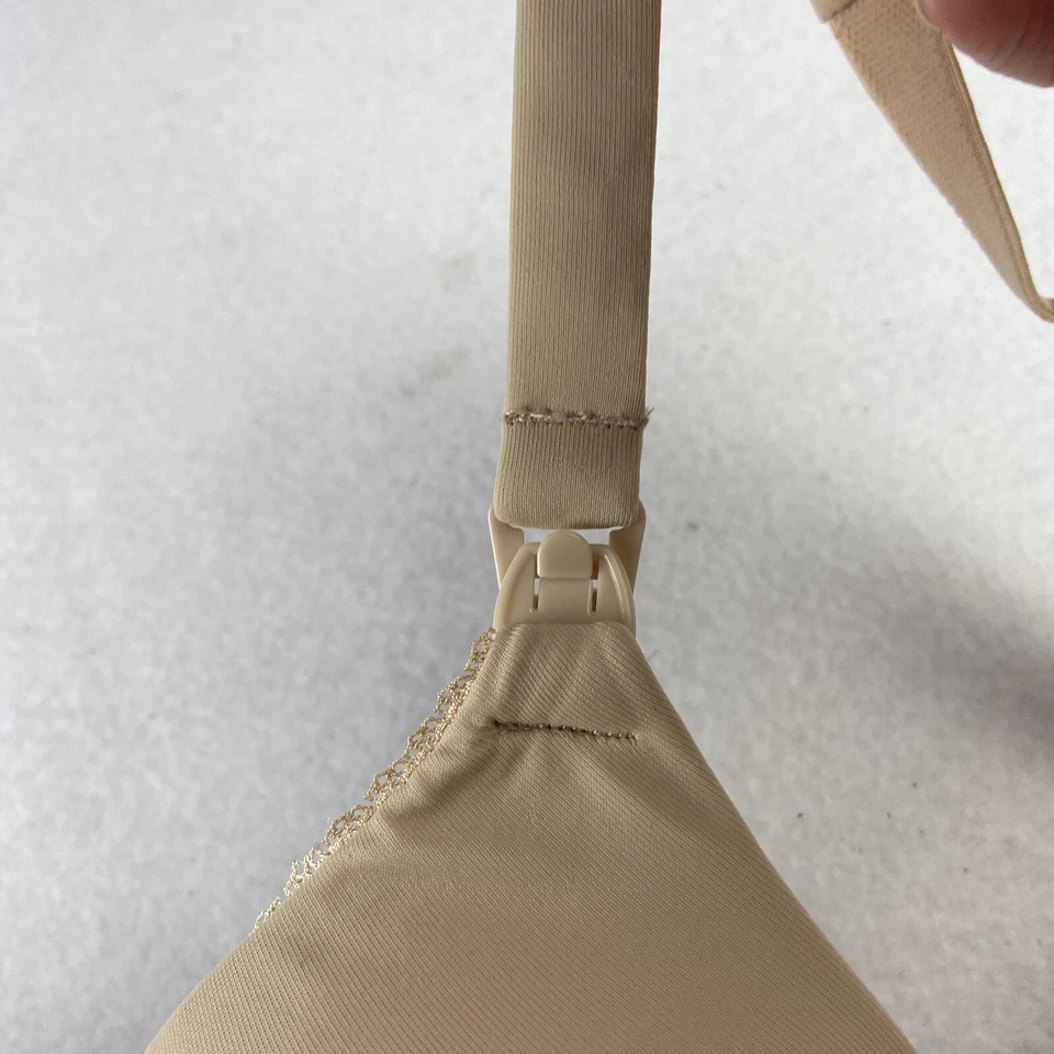 Sujetador de lactancia de maternidad para mujer talla 40D cobertura trasera desnuda con aros ligero Foto 4 de 4