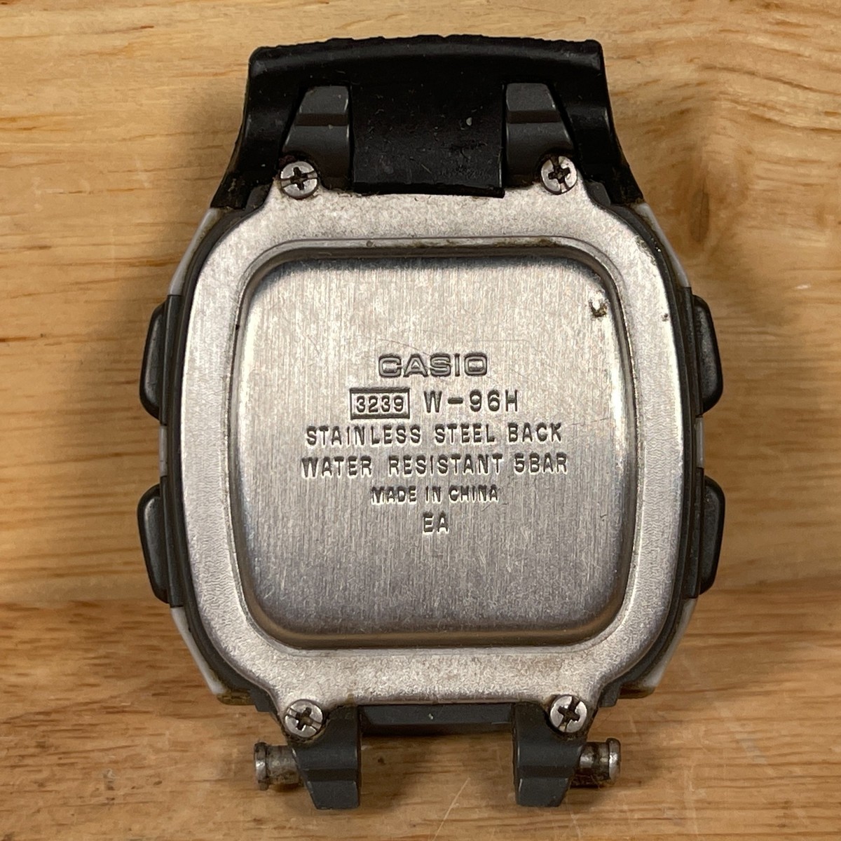 Casio W-96H Men's Water-Resistant Alarm Chrono Digital Sport Watch