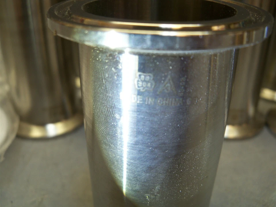 1-1/2" OD SS304 Abrazadera Soldadura Conexión Montaje Sanitario Lote de 12 Foto 4 de 4