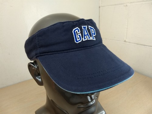 GAP ADJUSTABLE STRAPBACK SUN VISOR/CAP, BLUE, YOUTH SIZE L, OUTDOOR/SPORTS - Picture 2 of 11