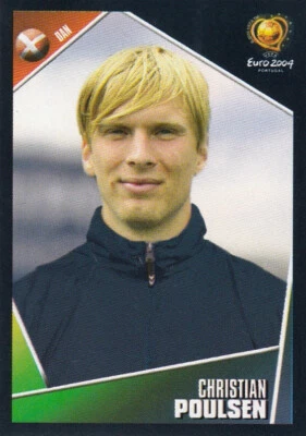 PANINI FUßBALL UEFA EM EURO 2004 PORTUGAL Panini Sticker Fußball Euro 2004 Nr. 248: Christian Poulsen DAN Danmark NEU Bild