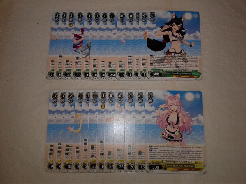 Weiss Schwarz hololive Summer Swimsuit 2024 Extra booster pack set of cards 1x N