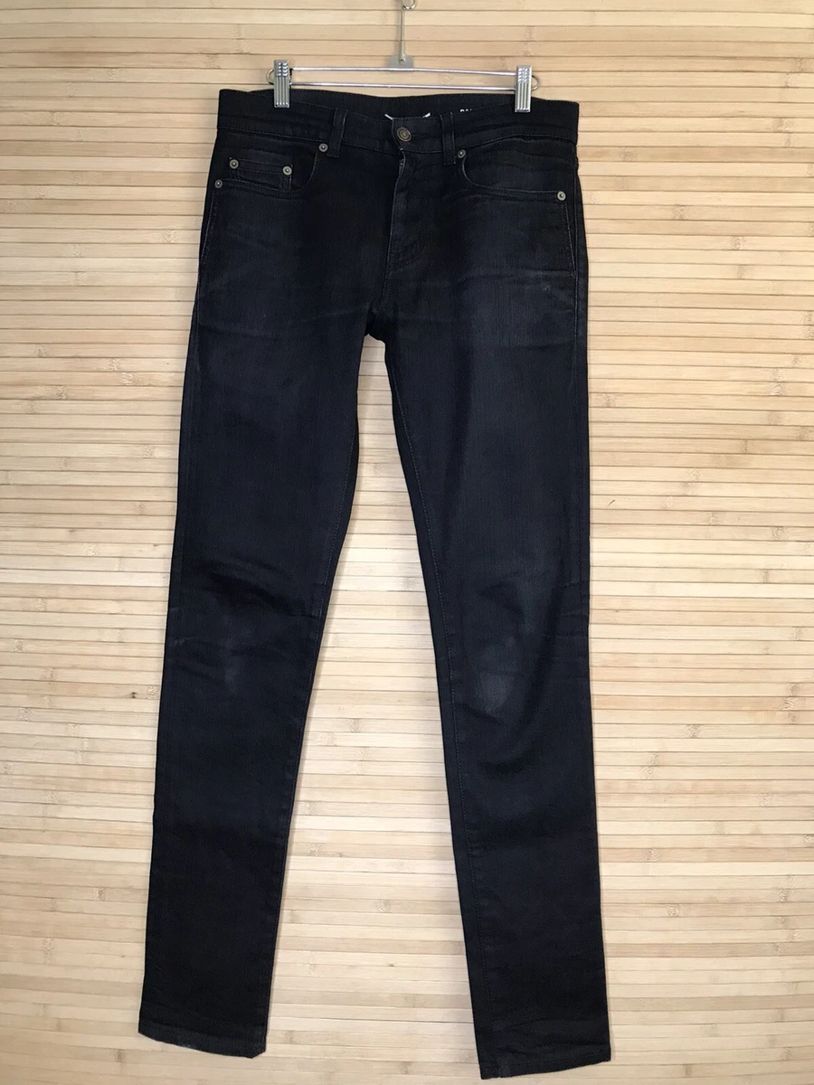 Saint Laurent Paris D02 M/SK-LW Black Denim Jeans sz 29 30 x 34 | eBay