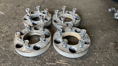 5x100 To 5x114.3 Wheel Adapters 1'' Put 5x114.3 Rims On 5x100 Cars 12x1.5 4pc