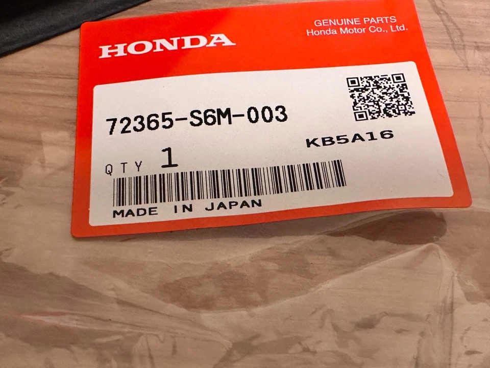 Acura Genuine RSX Honda Integra DC5 02-06 Door Weatherstrip Left Right Pair OEM Foto 2 de 4