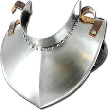 Medieval Knight Gorget Steel Neck Guard Armor, LARP Cosplay Halloween Cosplay.