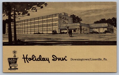 Postcard Downington / Lionville PA Holiday Inn Artist Rendering