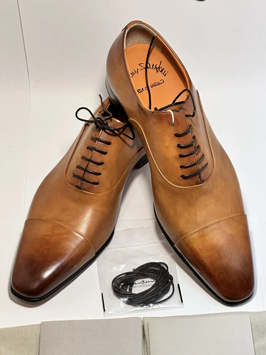 Santoni Brown Dress Shoes for Men for sale | eBay display picture 3
