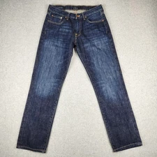 Lucky Brand 221 Men's Size 30x30 Original Straight Leg Dark Blue Denim Jeans