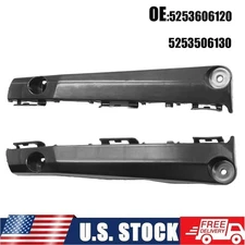 Pair Front Bumper Cover Support Brackets For Toyota Camry 2012-2014