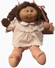 Cabbage Patch Kids Doll KT Head Mold 1978/1982 Coleco Brown Hair Pigtails