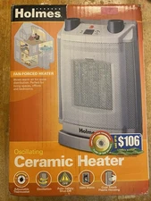 Holmes Portable Ceramic Space Heater HCH-4077 1500 W New In Unopened Box
