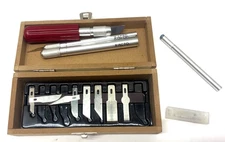 X-Acto Basic Knife Set, Craft Knife, Includes Wooden Storage Chest, 16 Piece Set