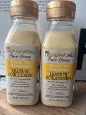 2-Creme Of Nature, Leave in Conditioner Pure Honey, Coconut Oil 8 Oz