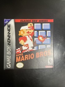 GBA Game Boy Advance Super Mario Bros. -  CIB Complete Box Classic NES Nintendo