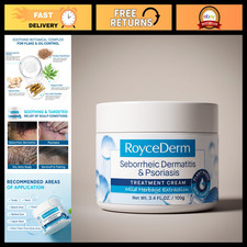 Seborrheic Dermatitis Cream - Scalp Treatment for Psoriasis, Dandruff  Itch Rel