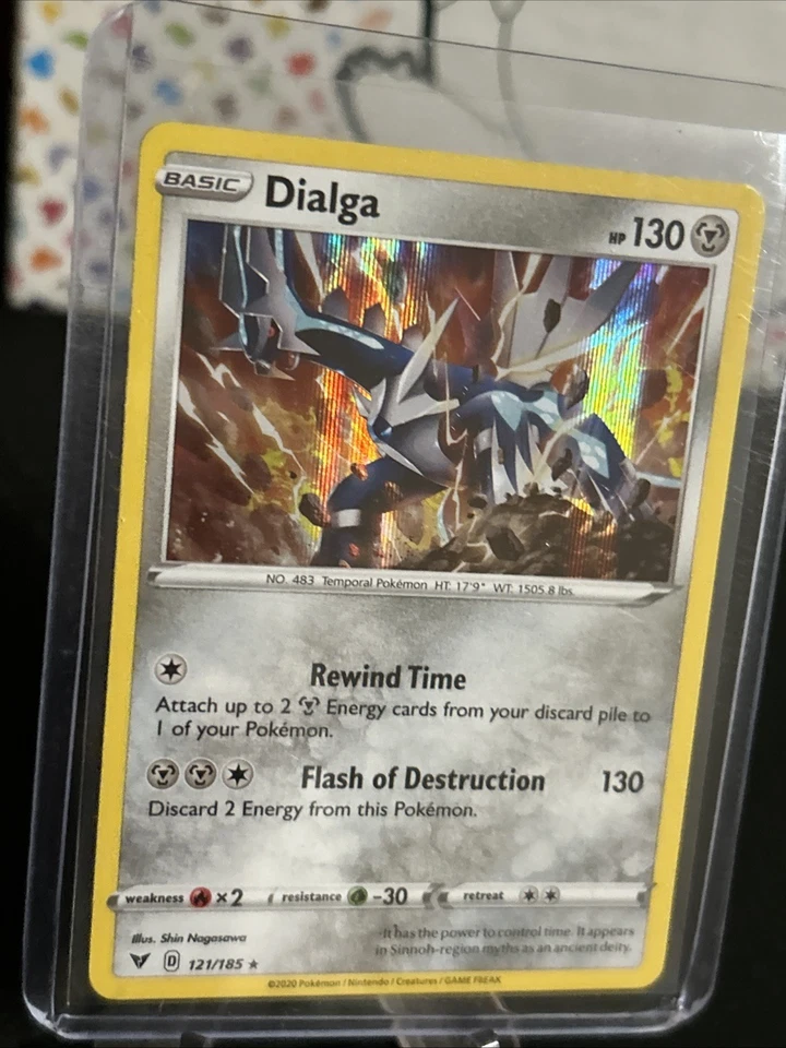 Pokémon Vivid Voltage Dialga 121/185 New Foil - Pack Fresh New - Top Loaded - Image 4 of 4