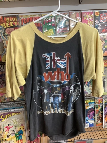 The Who Farewell Tour Concert T-Shirt XL. 1980s vintage concert t-shirt, vintage, size XL, single stitch, B+ condition