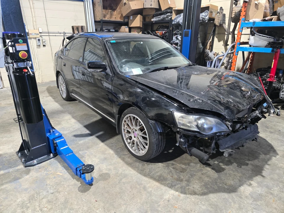 Subaru Liberty Outback 03 - 09 Gen 4 Interior Door Grab Handles Trims Black Set - image 2 of 4