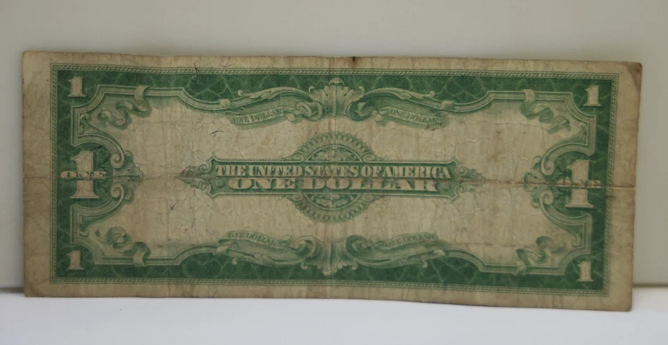 1923 US $1 Silver Certificate Rare Signers Woods/Tate Fine - Image 2 of 2