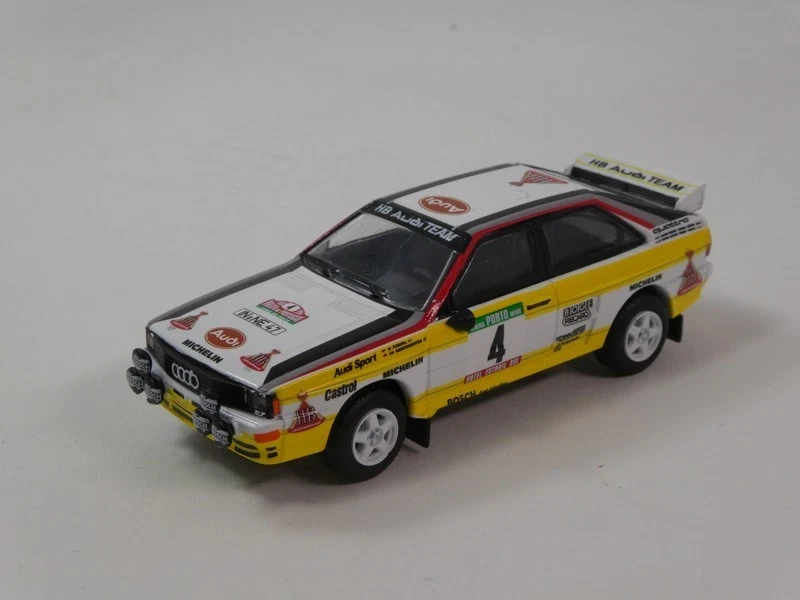 Schuco Audi Quattro Sport #4 Rohrl Rally Portugal 1984 1:64 452037000 - Bild 2 von 3