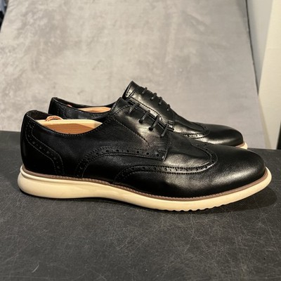 Jousen Shoes Mens Size 12 Black Wingtip Oxford Dress Sneakers