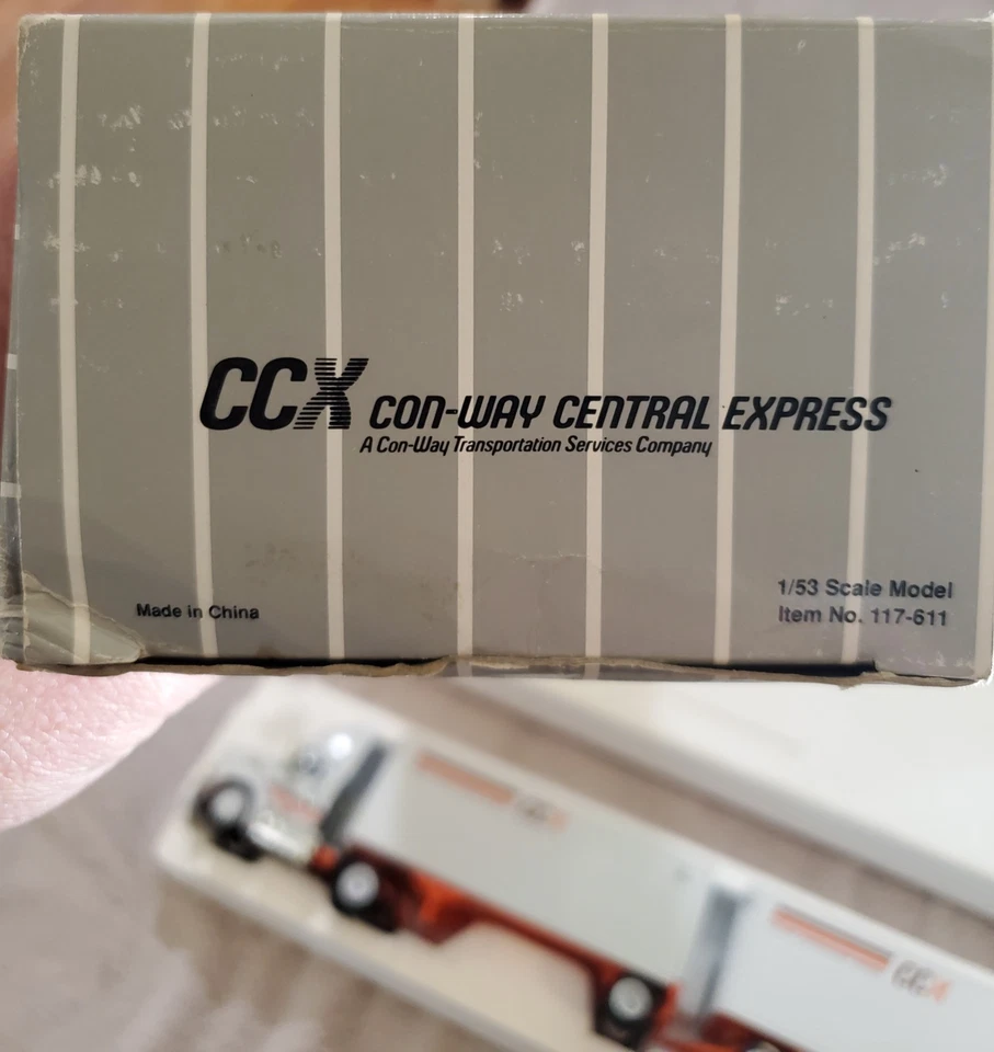 CCX Con-Way Central Express 1:53 scale diecast semi-truck model. - Image 2 of 4