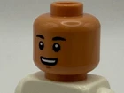 Lego NEW Head Dual Sided Black Eyebrows Mouth Smile With Top Teeth Sig Greebling