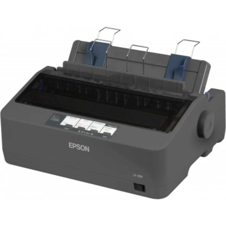 EPSON C11CC24001 Lx-350 9-Pin Dot Matrix Printer Monochrome Energy Star Black - Image 3 of 4