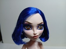 Monster High Skullector LAIKA Coraline G1 Body Style Nude Fashion Doll Blue Hair