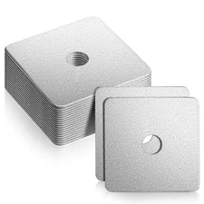 20 Pcs 5/8"(ID) x1/8"x3"x3" Square Washers Heavy Duty Galvanized Steel Gasket...