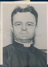 1936 Photo Press Raphael McCarthy Reverend ST Louis University Philosophy