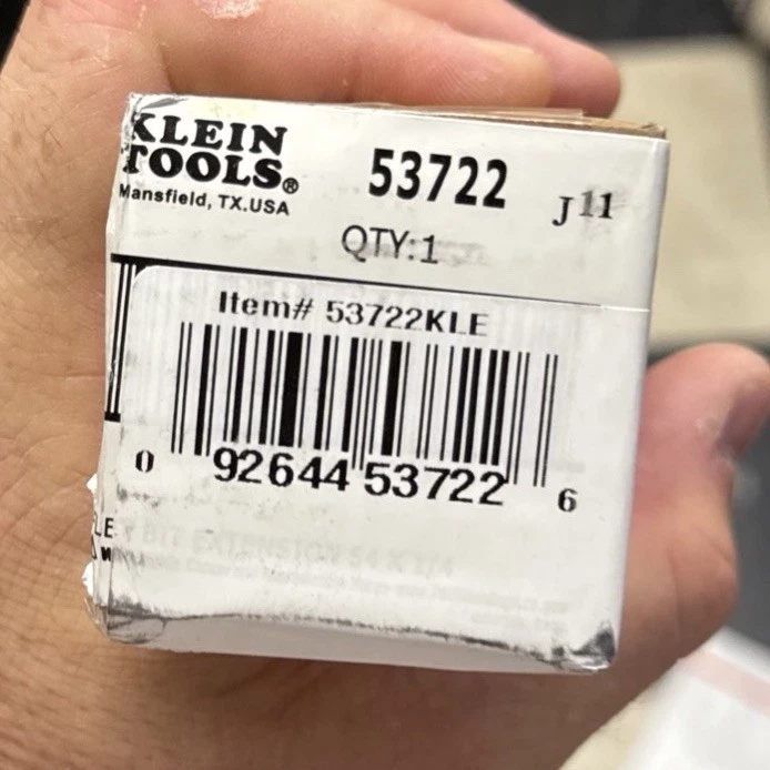 Klein Tools 53722 Flex Bit 54 英寸加长带 1/4 英寸柄  — 第 3/3 张图片