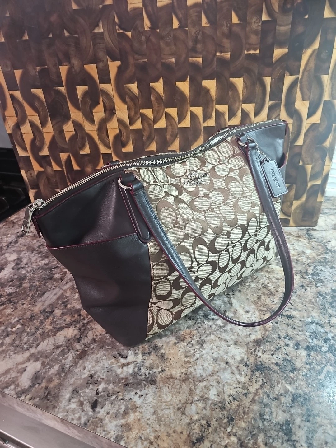 BORSA A TRACOLLA COACH AVA TOTE IN SIGNATURE 37231 BORSA A TRACOLLA BORSA A MANO PORTAFOGLIO