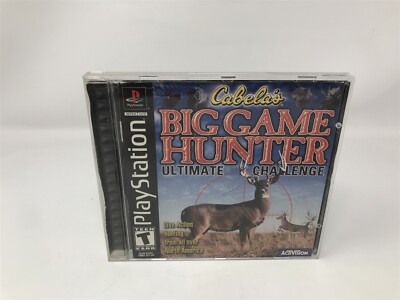 Cabela's Big Game hunter Ultimate Challenge - Sony Playstation 1 PS1 - Complete 
