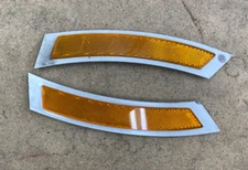 2007-2013 BMW 3 SERIES FRONT BUMPER REFLECTORS FACTORY OEM SET LEFT&RIGHT *