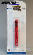 BACHMANN E-Z TRACK HO 10' RED POWER EXTENSION WIRE terminal connector BAC44498
