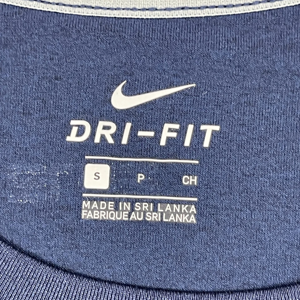 Camisa West Virginia Mountaineers Mujer Pequeña Azul Nike Baloncesto WVU Universidad Foto 3 de 4