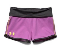 Under Armour Big Girls' UA Hype Rollover Short Youth Large EXOTIC BLOOM