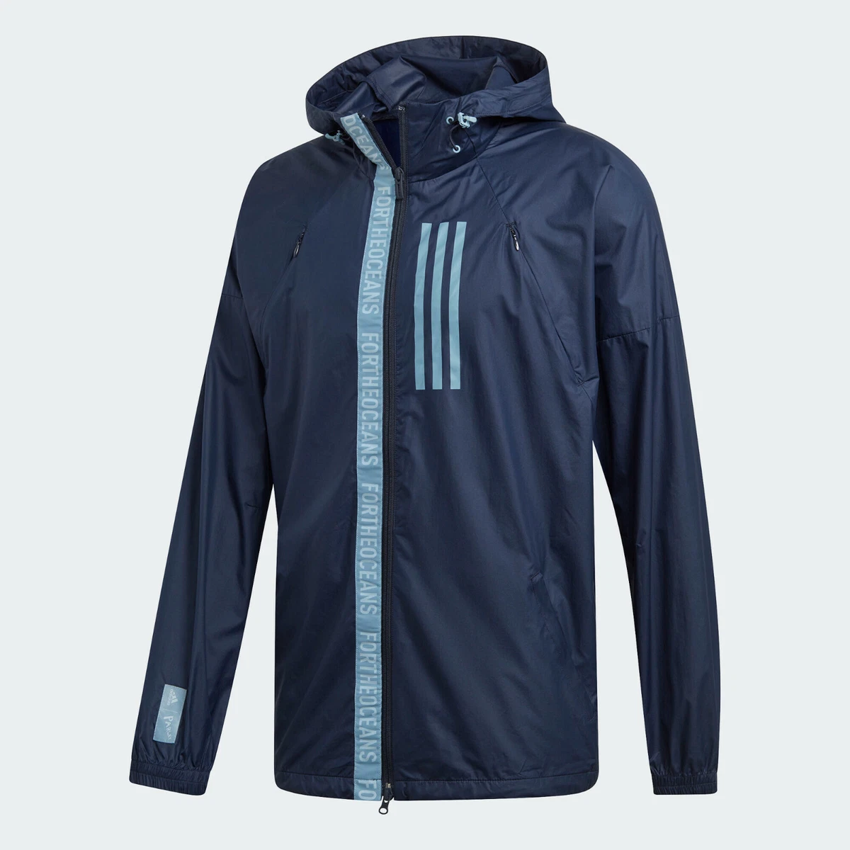adidas W.N.D. Parley Jacket Sizes Small Medium Legend Ink Navy