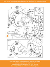 YAMAHA Damper, Plate 2, 3RW-2414J-00 OEM XT225